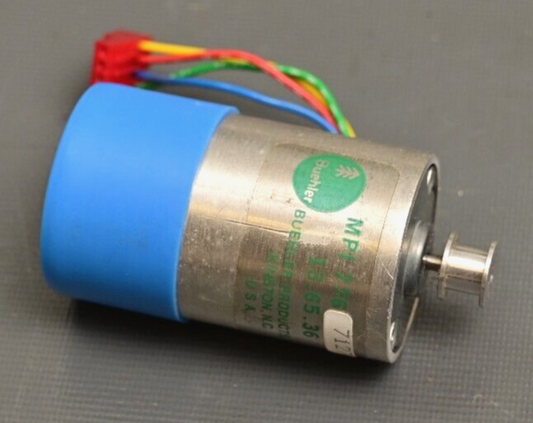Buhler MPI 77671274 Electric Motor 13.65.36 w/ Belt Pulley