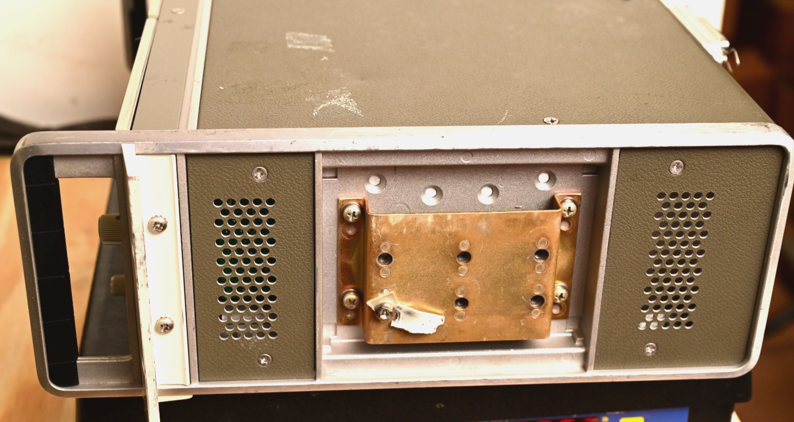 HP 8620C Sweep Oscillator w/ 86245A-H28 RF Plug-In 5.9-8.0GHz USAF Surplus