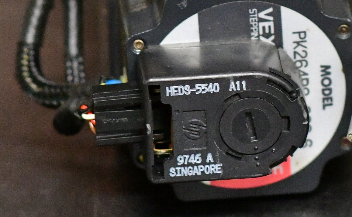 Vexta PK264B2-SG3.6 Stepper Motor with HP HEDS-5540 Encoder Gearbox Reducer