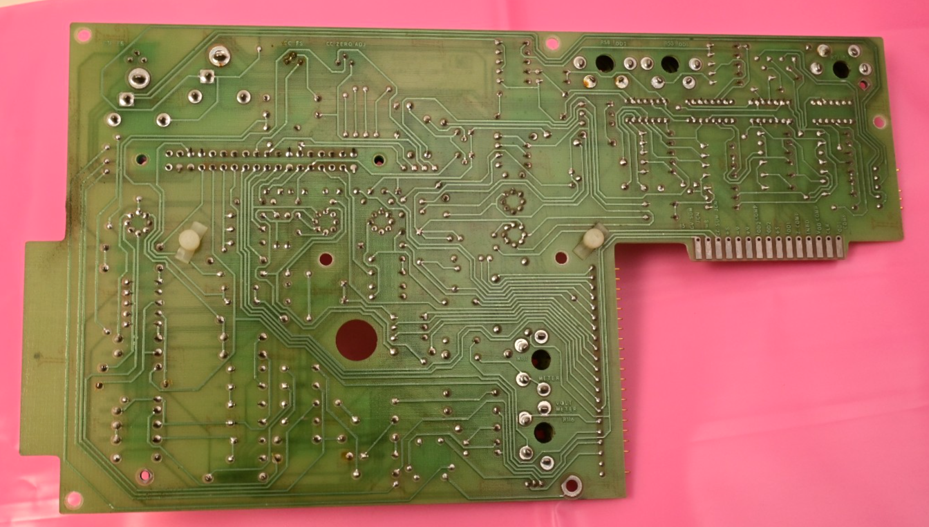 Vintage Hewlett Packard 6002A Control Board Vintage ICs Sprague 2000uF Gold Conn