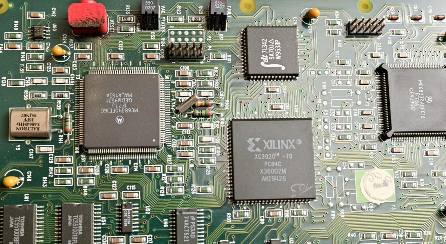 Sciex API 100 Mass Spectrometer System Controller Dual MC68k ICs NAT9914APL CPU