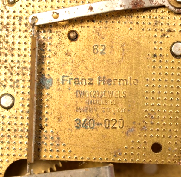 Lot of 4 Hermle Antique Brass Clock Movements 82 K 87 Black Forest 81 Emperor