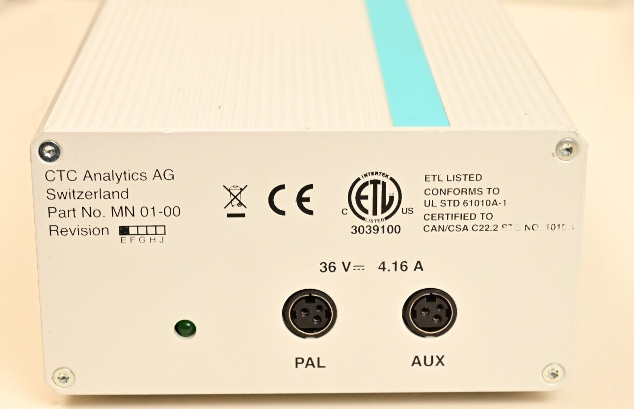 Eksigent CTC Analytics MN 01-00 Rev E PAL/Aux 36V DC Power Supply