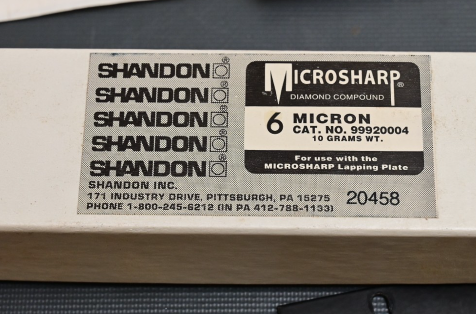 Shandon Histology/Cytology Knife Sharpener Parts Consumables Diamond Lapping
