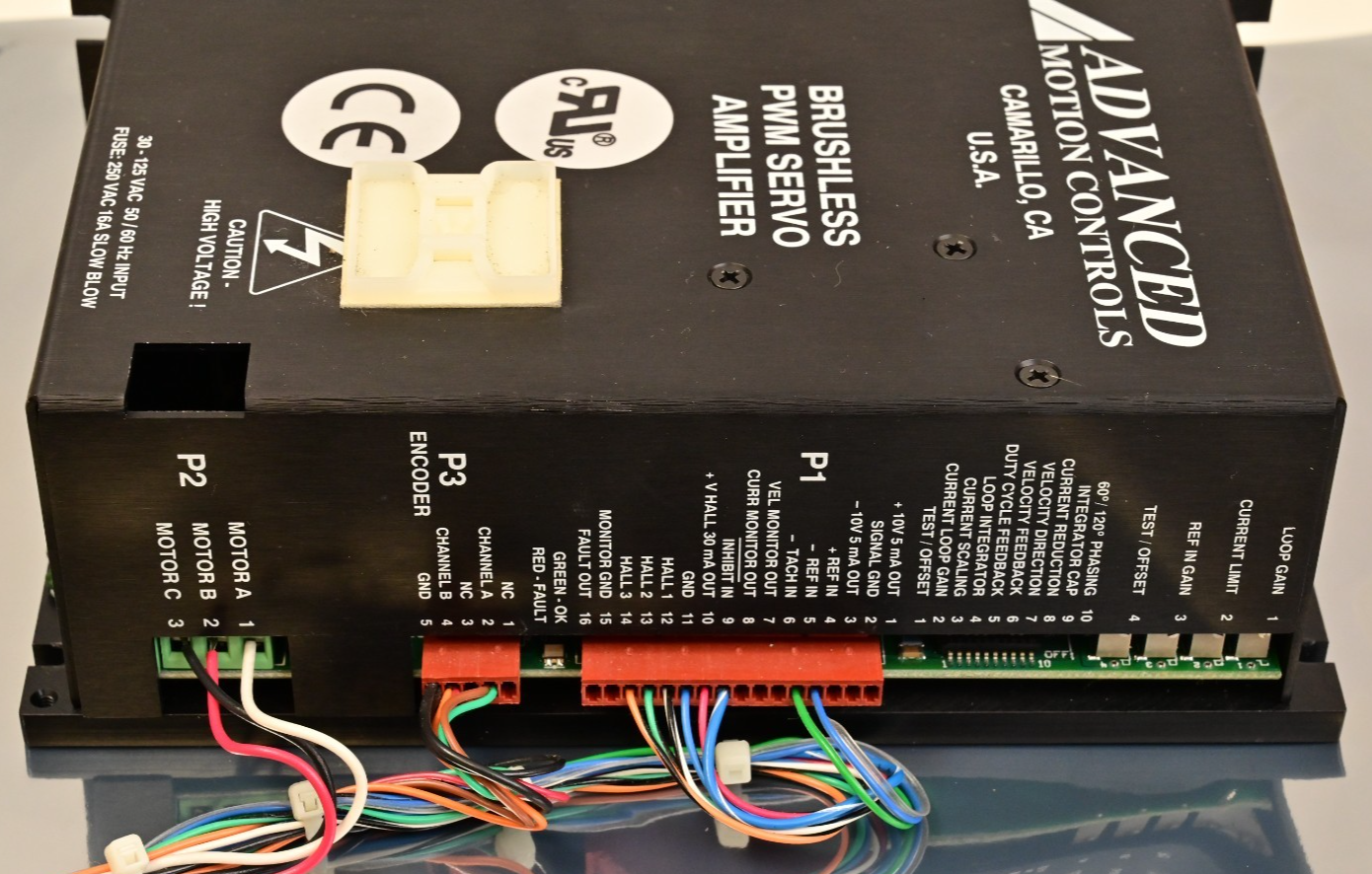 Advanced Motion Controls Brushless PWM Servo Amplifier BE25A20ACQ Vibrac