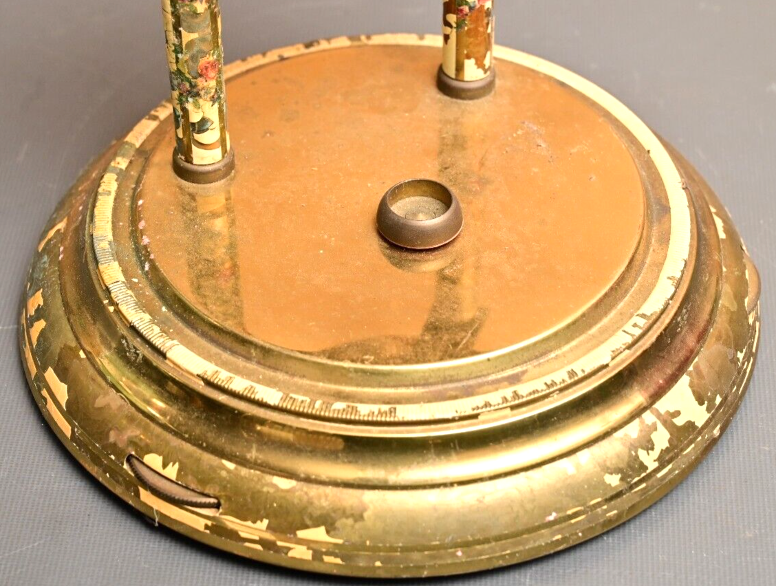 Schatz 400 Day Clock Parts ~1950s Germany Flaking Paint, Decrepit