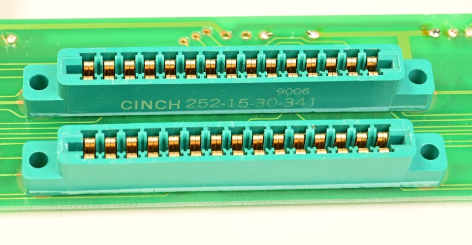 HP 8620A Backplane PC Boards Gold Plated CINCH 252-15-30-341 Card Edge 9003/9006