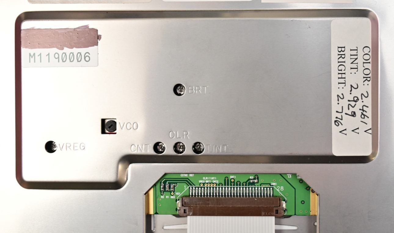 LG LC064N1 6.4" LCD Screen w/ Inverter & Omicron Interface PCB Acrylic Protector