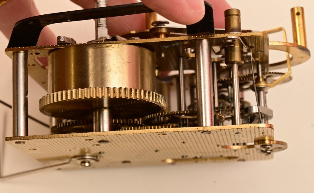 Seth Thomas A208-002 Clock Movement 8-Day Dual Train Strike Made in West Germany