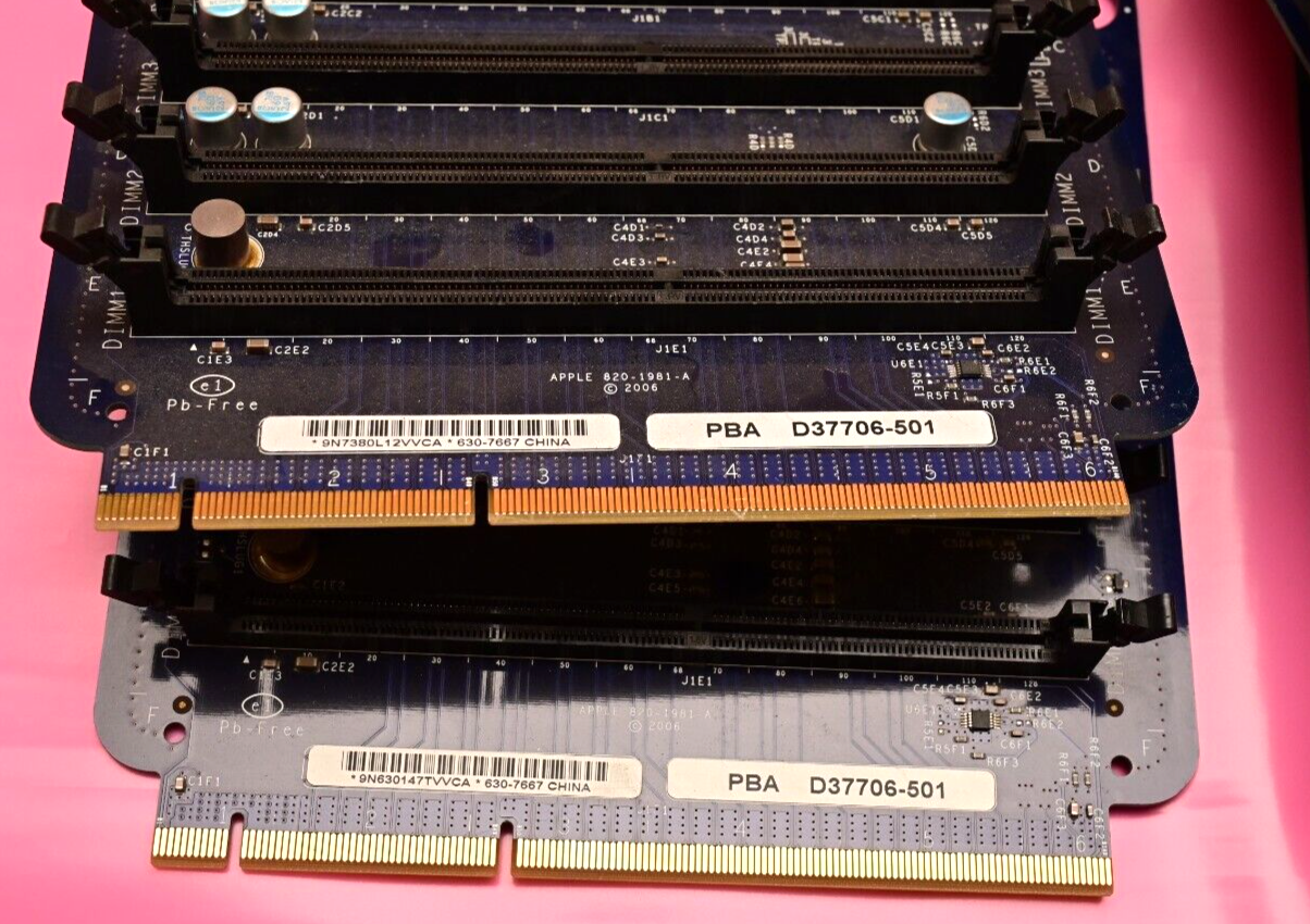 Lot of 7 Apple Riser Cards 820-1981-A PBA D37706-501 Dusty & Untested