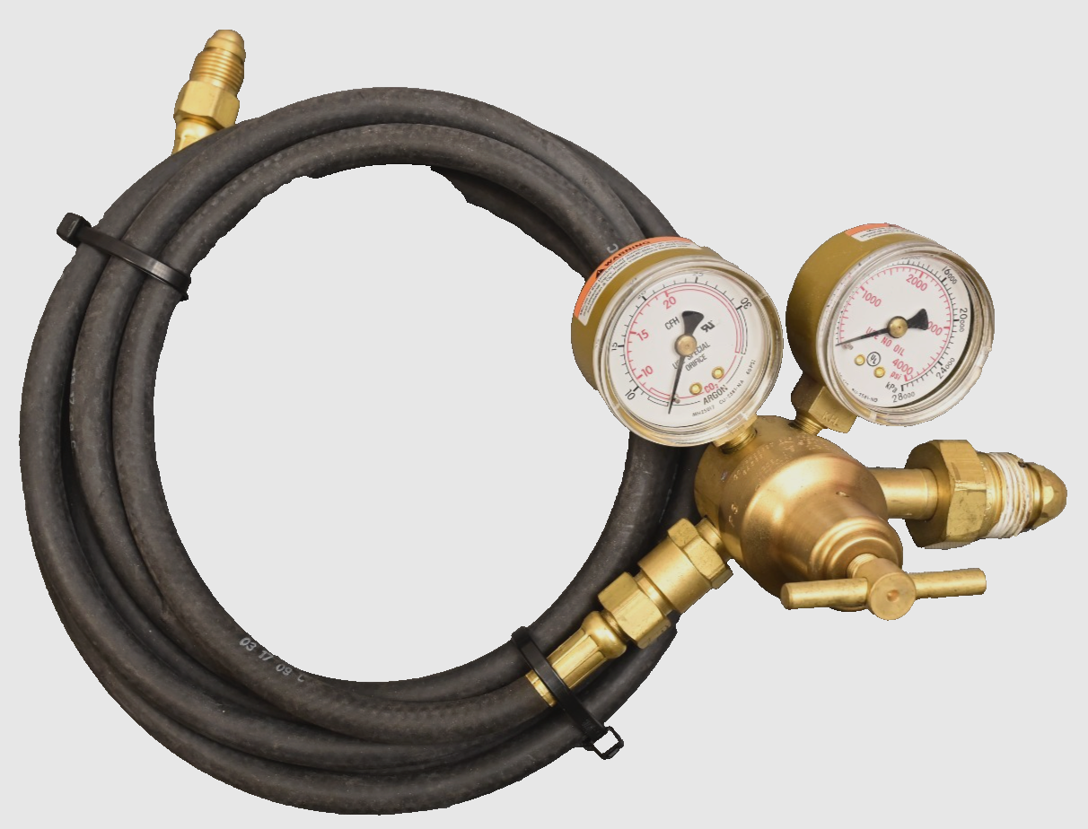 Compressed Gas Regulator with Hose Model AF 150 SA568 Argon CO2 Inert