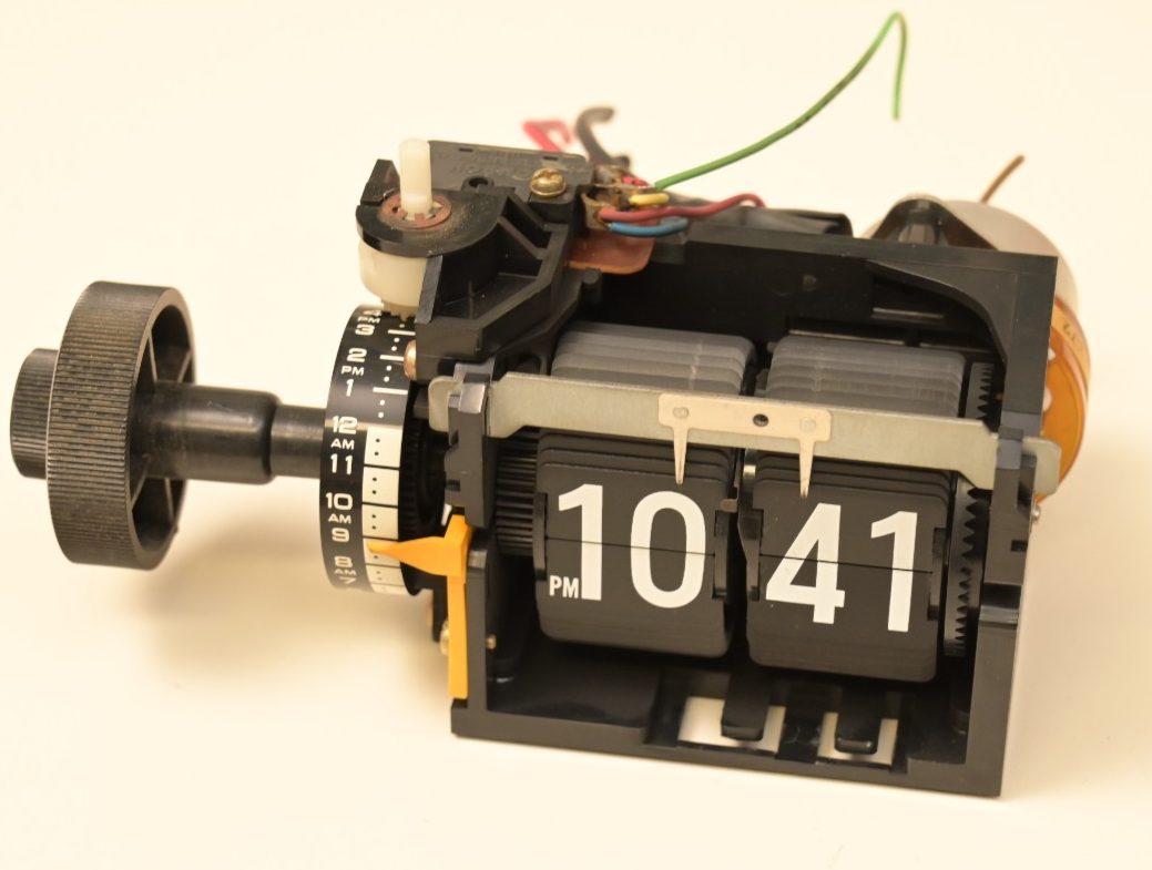 Copal Japan Flip Clock Internals Movement 70s/80s 120VAC Motor