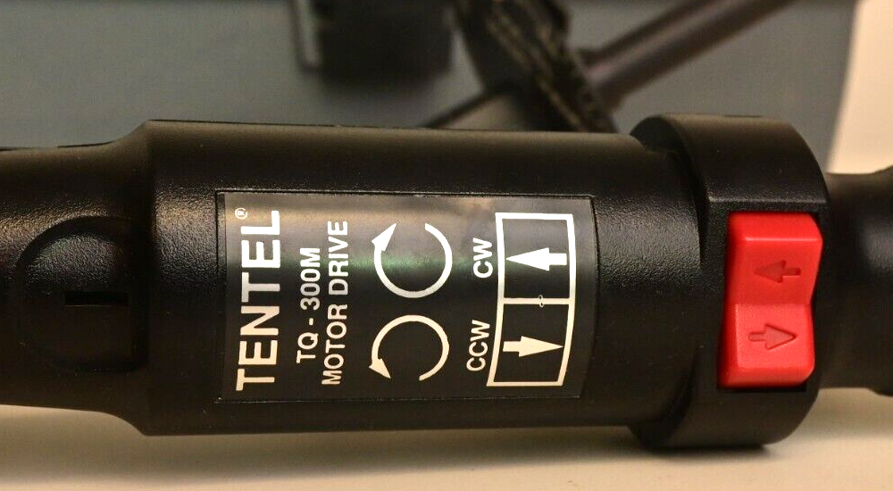 Tentel Model TQ-300M +/- 300 gm-cm Dial Torque Gauge Motor Drive w/ Case