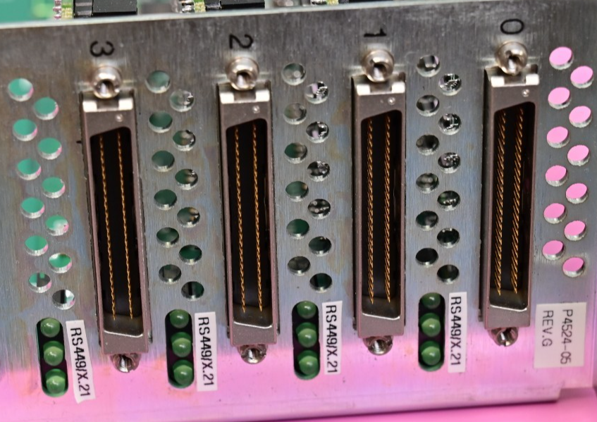Proteon ProNET CNX 500 Router Quad Serial Card 12-480510-00 Vintage 1992 RS449
