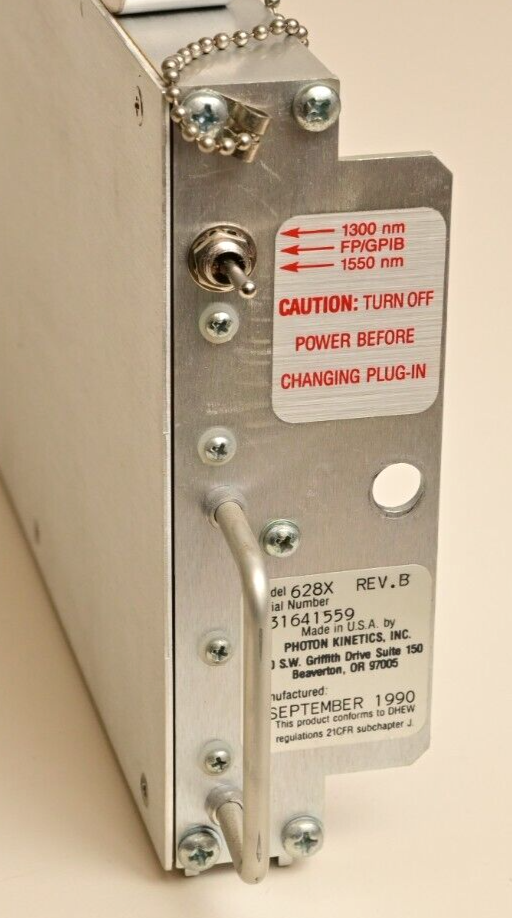 Photon Kinetics OTDR Plug-In Module 628X 1300/1550nm Fiber Optic Laser/Detector