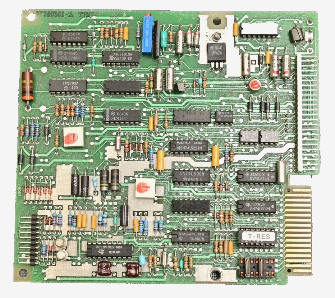 Vintage 1984 Magnetic Peripherals 5.25" Floppy Drive Main PCB 77711810 / BR8B1A