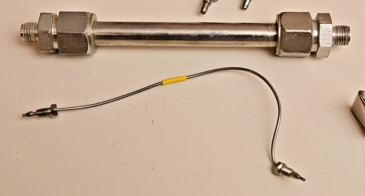 Lot of HPLC Columns Pipes Tubing & Glass Tube Cutter Swagelok Sno-Trik SS-316