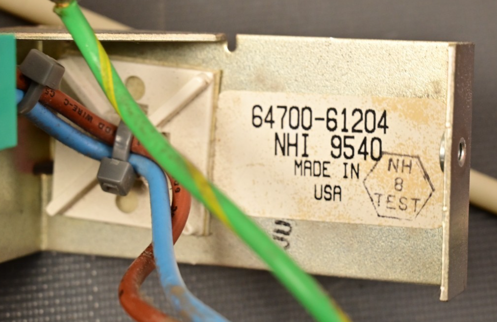 HP 64700 Emulator Power Switch w/ Extension Rod Power Entry Module FN 323-10/05