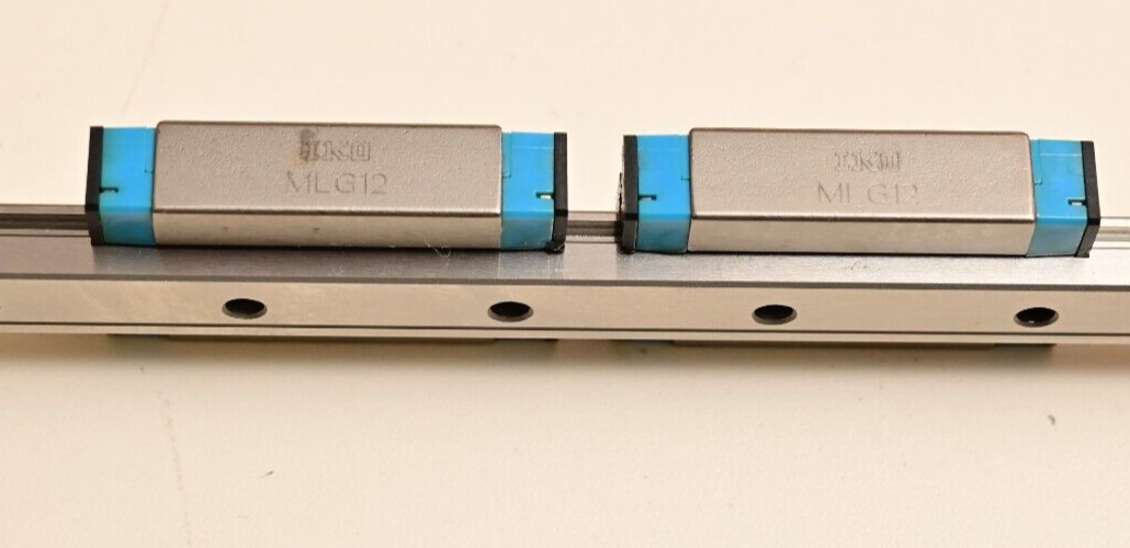 IKO LWL12B Linear Bearing Slide 495mm ~19.5"  w/ 2 MLG12 Carriage Ball Bearing