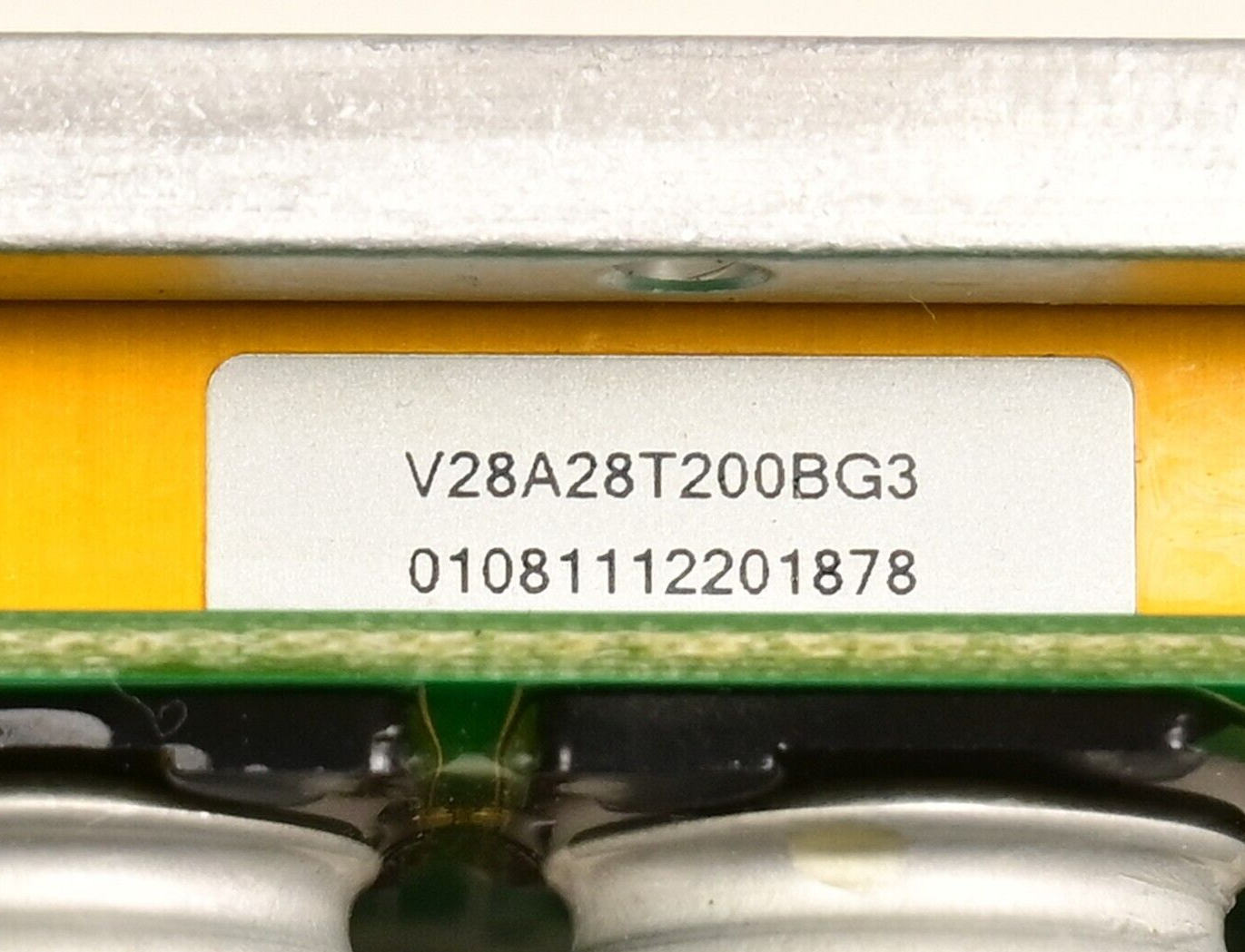 VICOR V28A28T200BG3 Isolated DC/DC Converter 9-36V to 28V 200W w/ Capacitor PCB