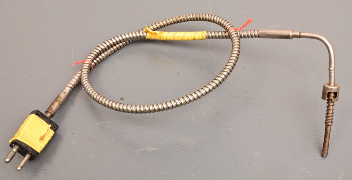 Solid Probe Bayonet Style with Stainless Steel Cable Armored Likely Omega J-Type