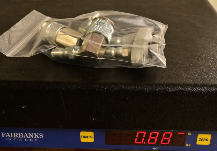 Volvo Service? Adapters Hydraulic/AC 1/4" Quick Connect Parker BRECO Unused