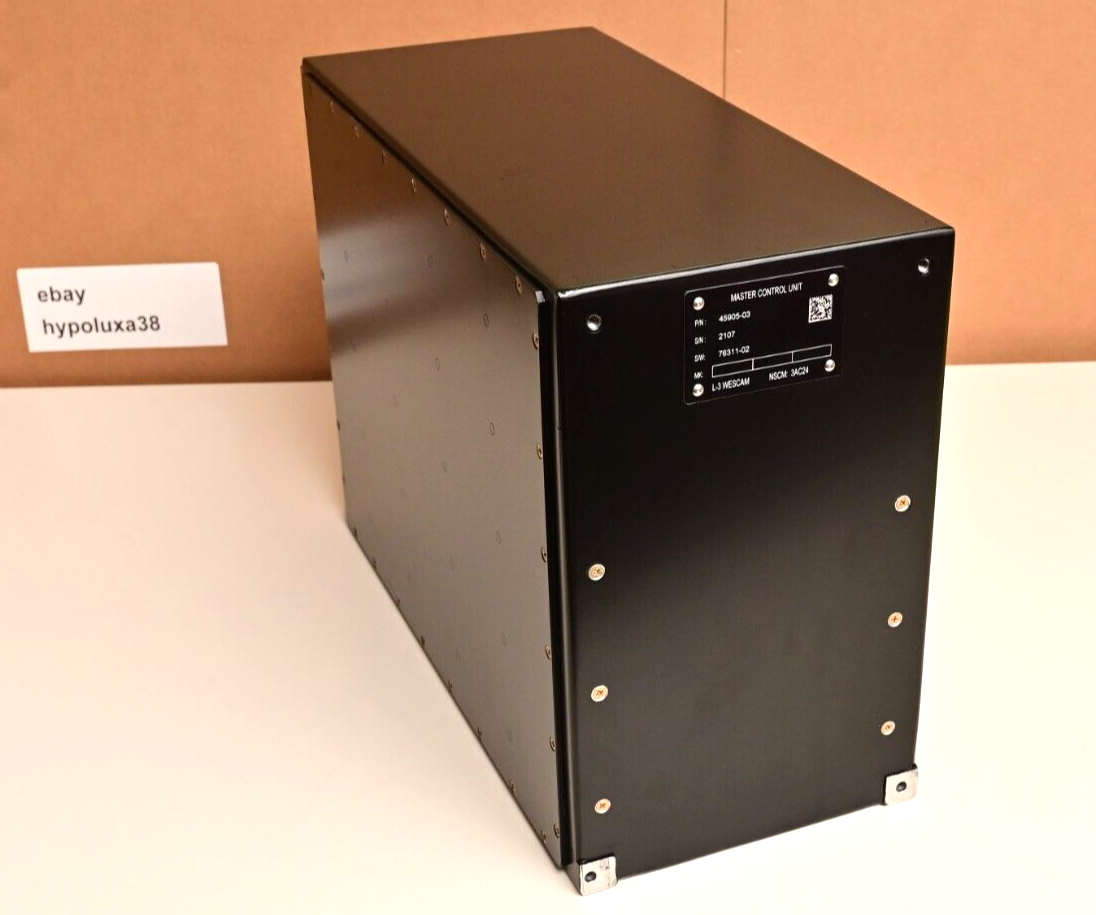 L-3 WESCAM MX-20 Aircraft Camera Master Control Unit P/N 45905-03 w/ 835 Hours
