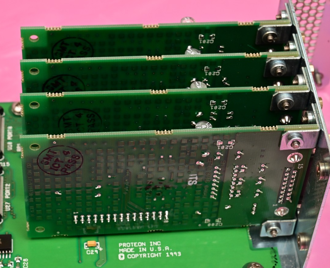 Proteon ProNET CNX 500 Router Quad Ethernet Card P4517-02 Vintage 1993 12494-510