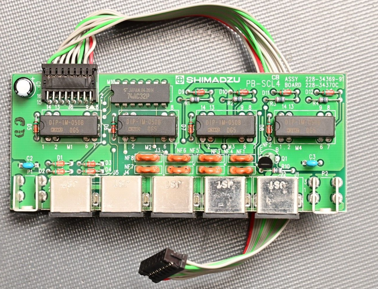 Shimadzu PB-SCL4 Relay/Output Board for SCL-10A VP Controller
