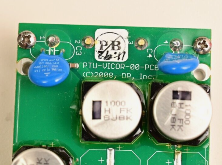 VICOR V28A12T200BG3 Isolated DC/DC Converter 9-36V to 12V 200W w/ Capacitor PCB