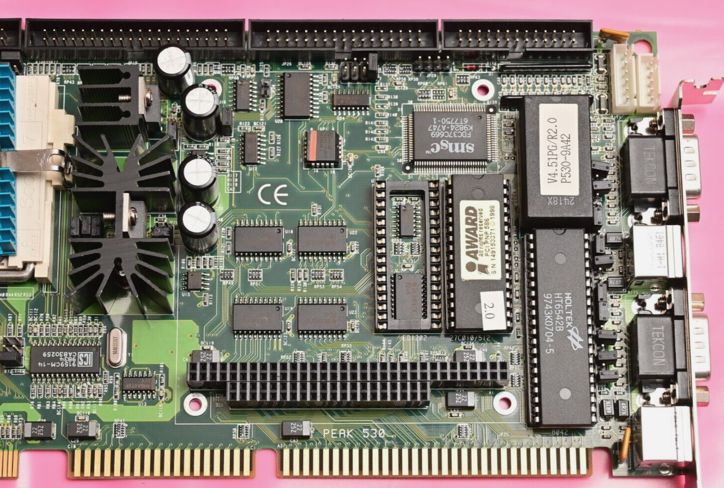 PEAK 530F Single Board Computer Industrial ISA/PCI PC/104 SBC CPU/RAM PICMG 1.0