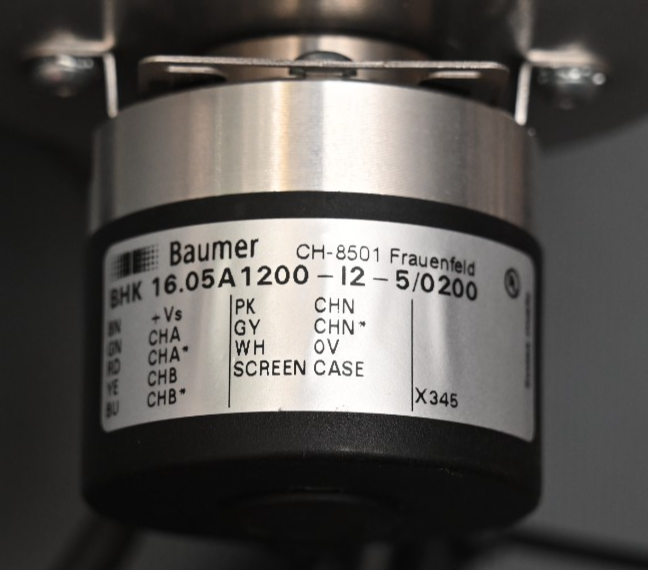 Hettich Motor E2630 R02 (200V Type) w/ Baumer Encoder Rotanta 46 RSC Centrifuge