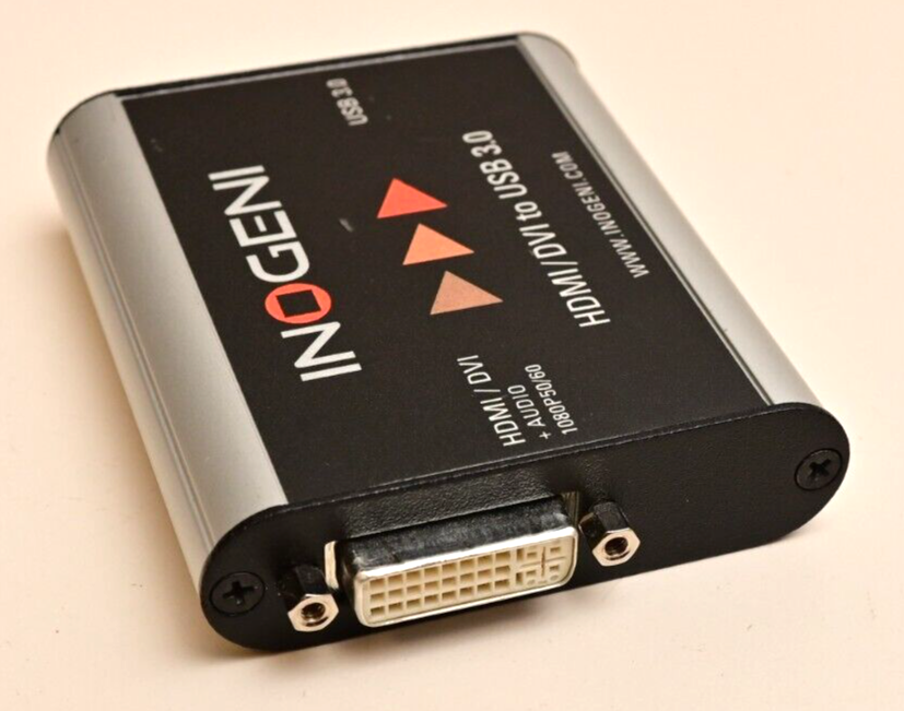 INOGENI DVIUSB HDMI/DVI to USB 3.0 Adapter 1080P50/60 w/ Audio