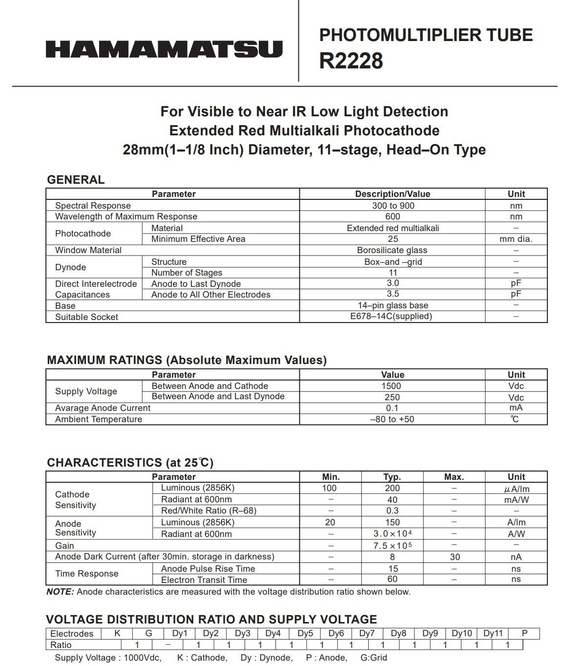Antek 8060 Nitrogen Specific HPLC Detector Reaction Chamber & R2228 PMT Assembly