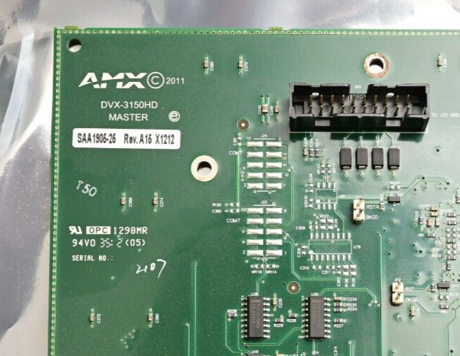 AMX DVX-3150HD Master PCB SAA1906-25 w/ ENOVA LED Board SAA1905-22 DVX-3155HD-SP