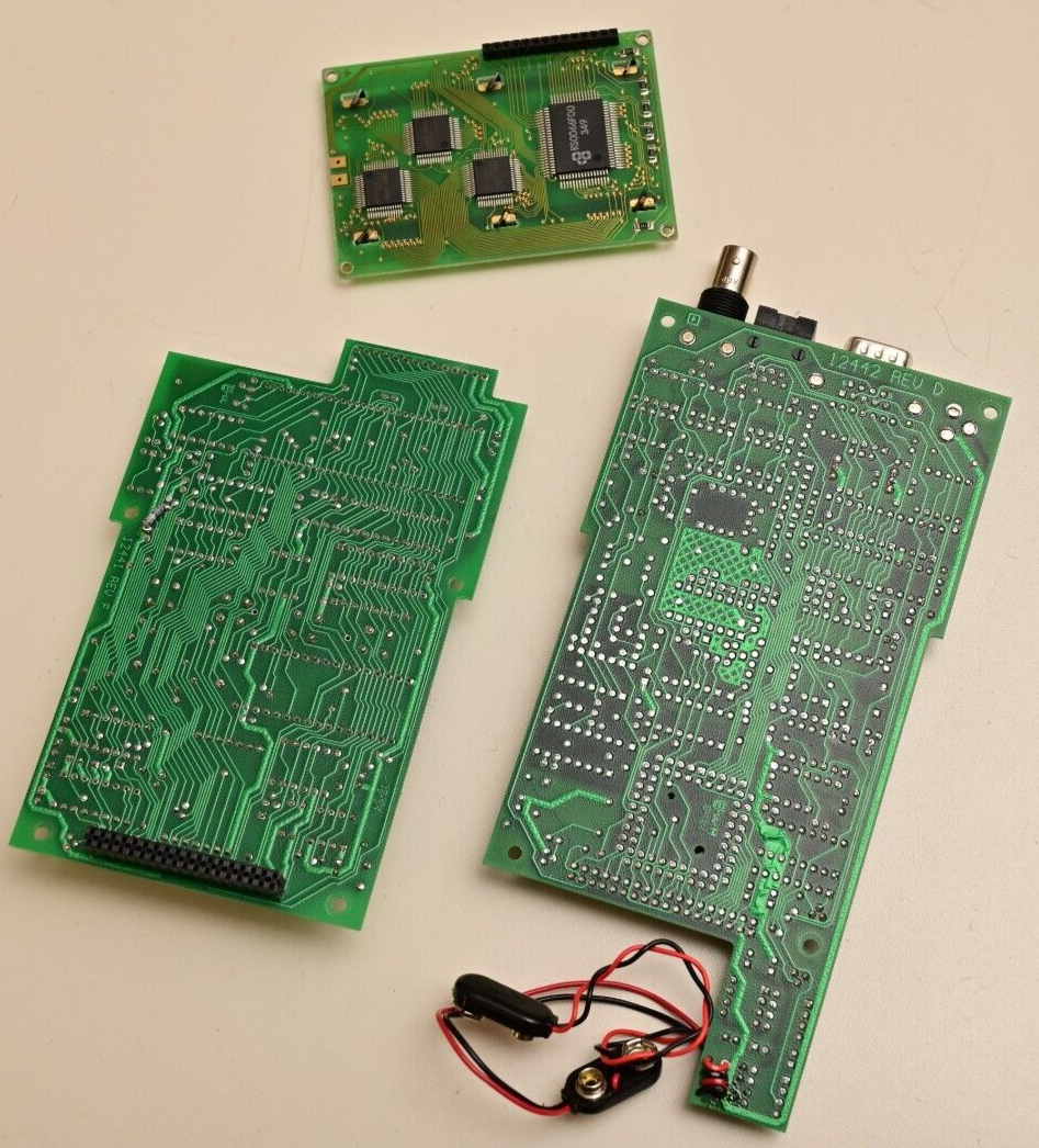 Vintage Electronics PC Boards & LCD Module Samsung SMC-1640A Omron Relays EPROM