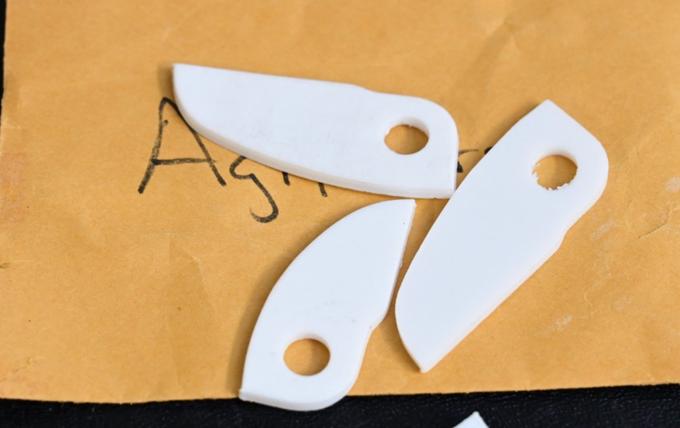Lot of 16 PTFE Agitator Stirrer Blades Incl KONTES 789030-0022 NOS