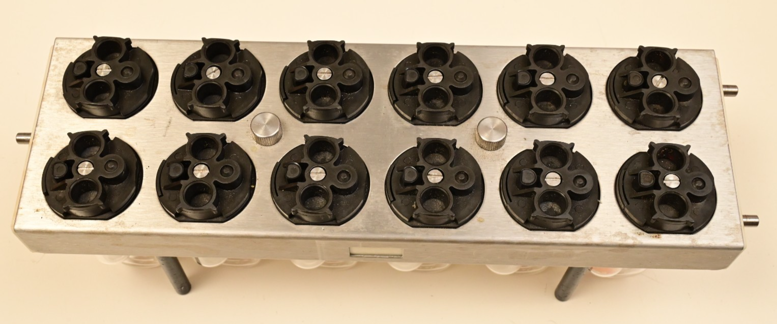 Mettler Toledo Myriad 12 Flow Cell / Vessel / Tube Rack Drug Discovery Synthesis