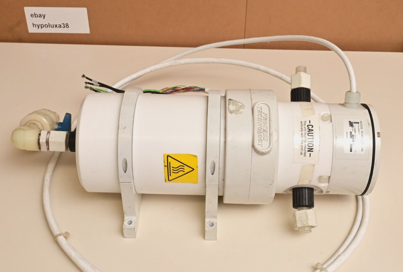 Process Technology 3kW PTFE In-Line Chemical Heater TIH3-63BBSHH 3-Phase 480V
