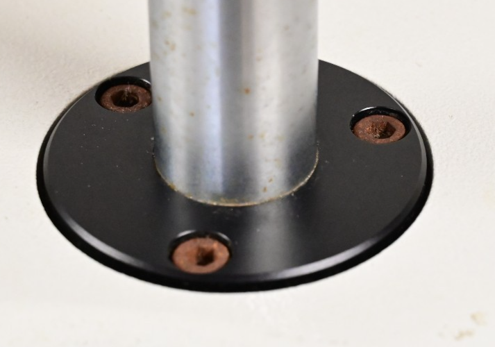 Wild Heerbrugg Stereo Microscope Stand Weighted Base 21" x 30mm Shaft