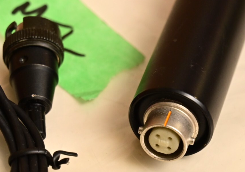 Sony ECM Omnidirectional Lavalier Microphone & DC-78 DC Supply XLR 4-Pin Adapter