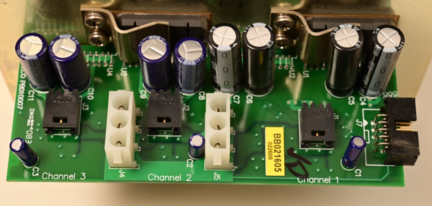 Watthour WECO 2350R PB010007 3-Channel Driver PC Board BB021605 Large Heatsink