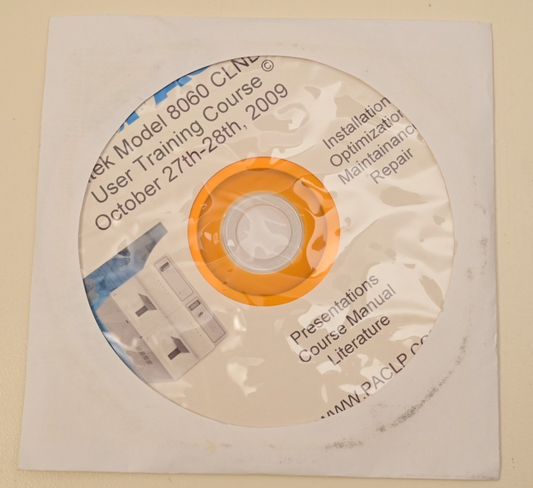 Antek Model 8060 Nitrogen Specific HPLC Detector Training Course CD-ROM