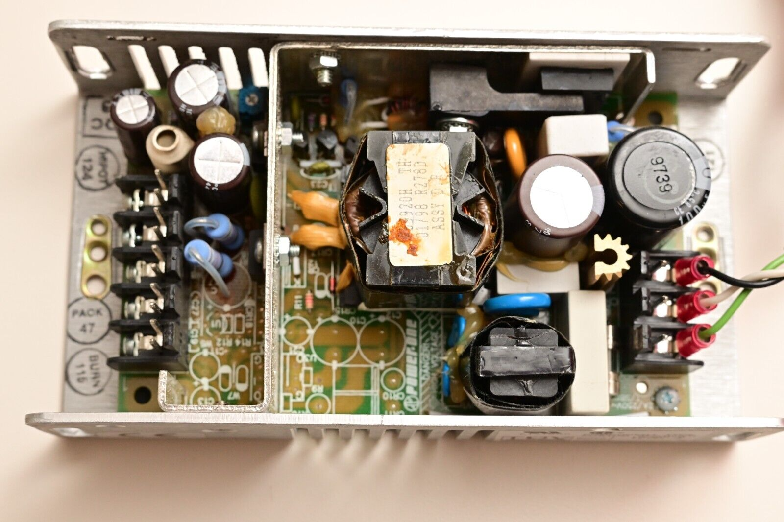 Power-One MAP55-1024 60W DC Power Supply 24VDC@2.5A 28VDC@2.2A 110/230VAC