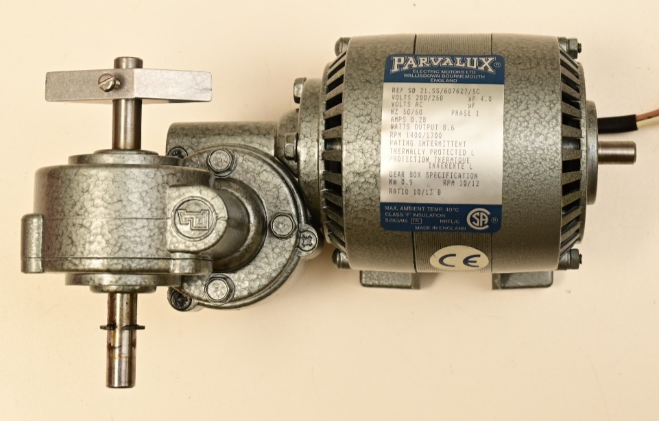 Parvalux REF SD21.SS/607627/5C Gearmotor 10/13 Dual Gearbox 200/250V Motor Mint