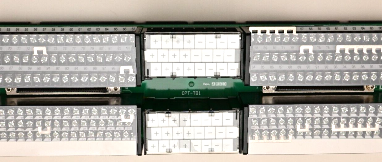 OPT-TB1 Terminal Block 2 x 100 Input/Output with +/- Power for I/O Contec? Japan