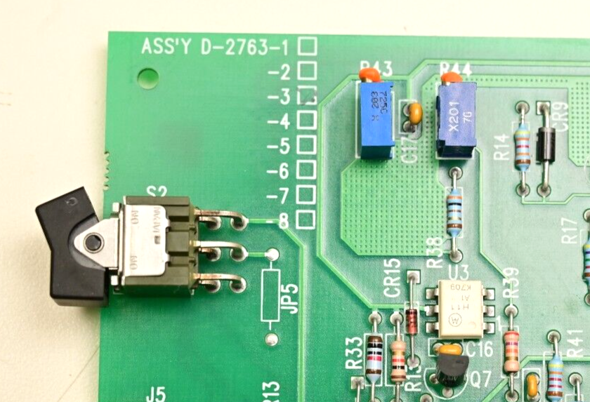 Cole Parmer Masterflex Console Control PC Board / Motor Controller P/N D-2763-1
