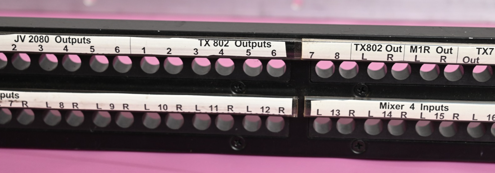 ADC PJ-739 Patchbay Empty for 96x PJ839 Bantam Audio Jack Rack Mount 1U