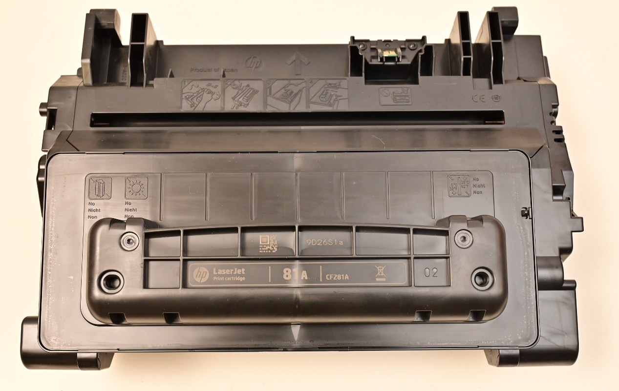 HP LaserJet Enterprise M604 81A Genuine Toner Cartridge Used 30% Remaining