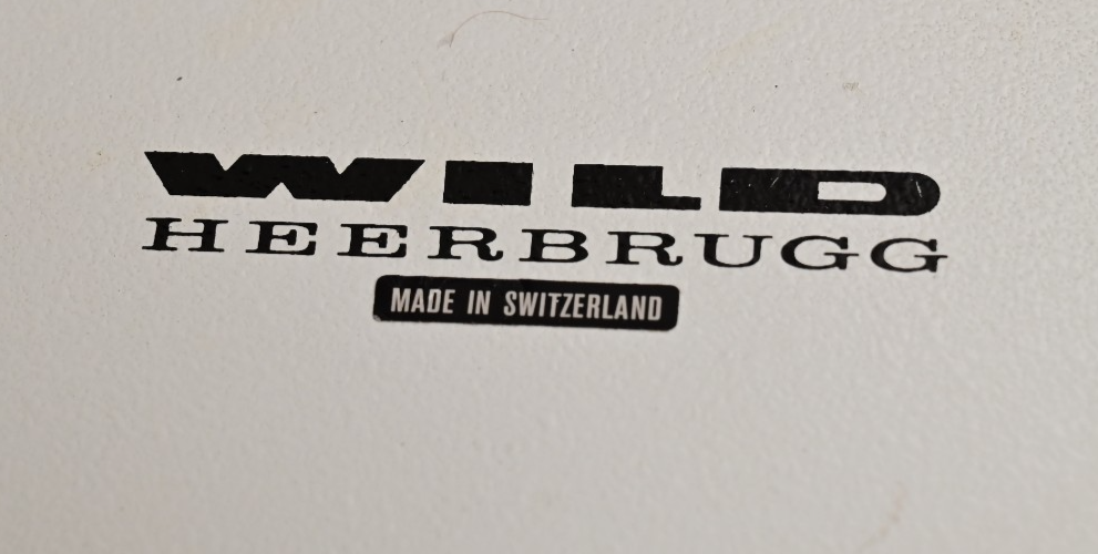 Wild Heerbrugg Stereo Microscope Stand Weighted Base 21" x 30mm Shaft